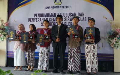 Penuh Syukur, SMPN 1 Pleret Lepas Siswa Kelas IX Tahun Ajaran 2025/2026